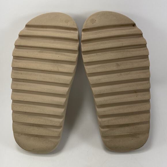 Adidas Yeezy Slides Womens Size 9 Pure Beige Tan Sandals, No Box - Picture 7 of 9